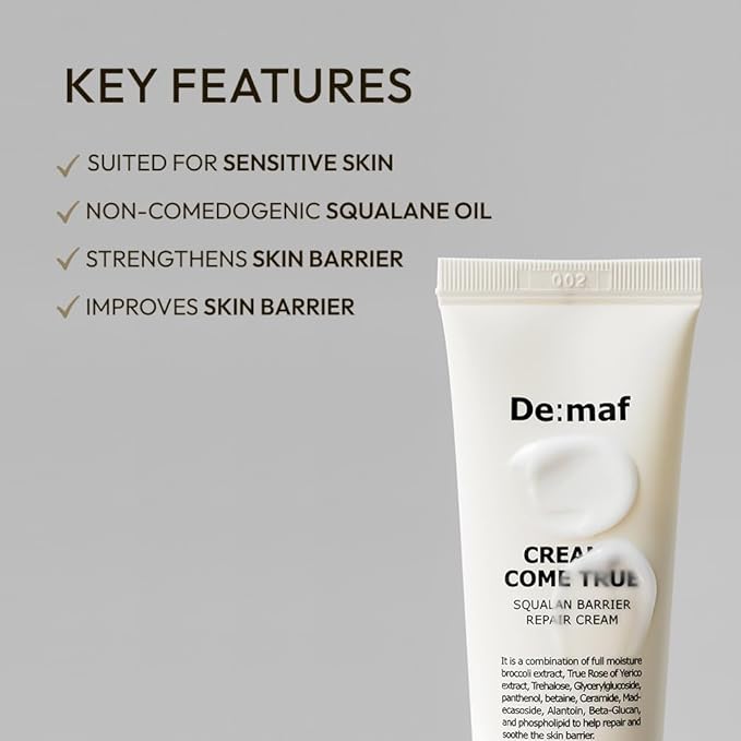 DEMAF Creams Come True Squalan Barrier Repair Cream 50ml