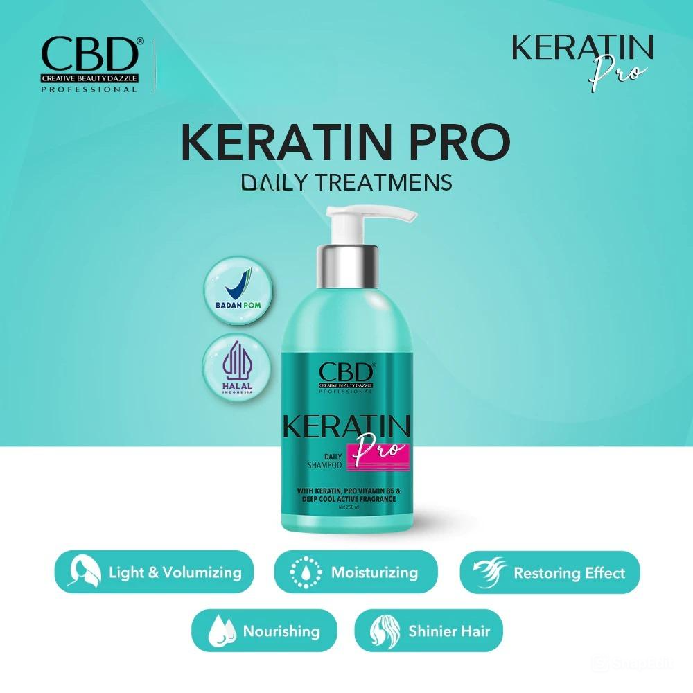 CBD Keratin Pro Daily Shampoo (250ml/1000ml)
