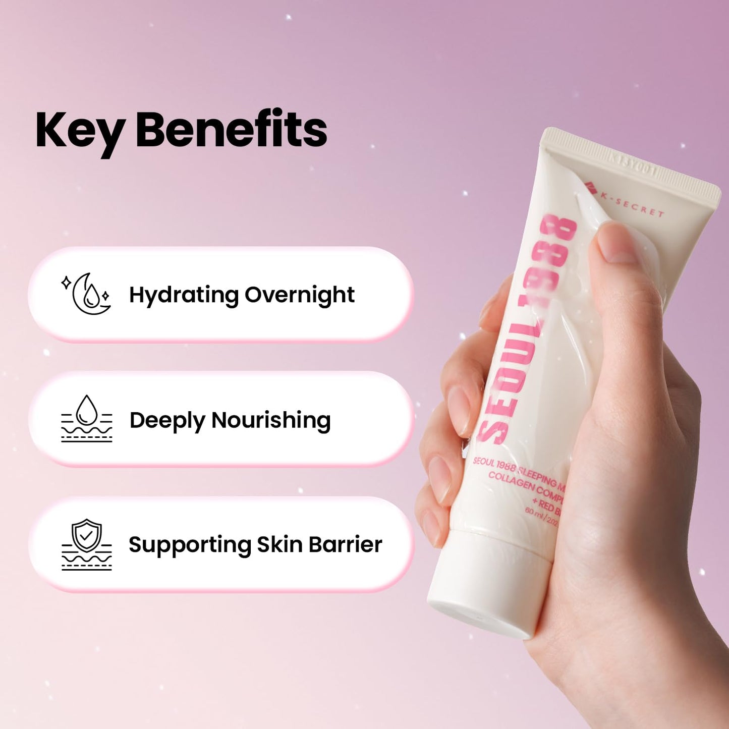 KSECRET Seoul 1988 Sleeping Mask : Collagen Complex 7 + Red Bean