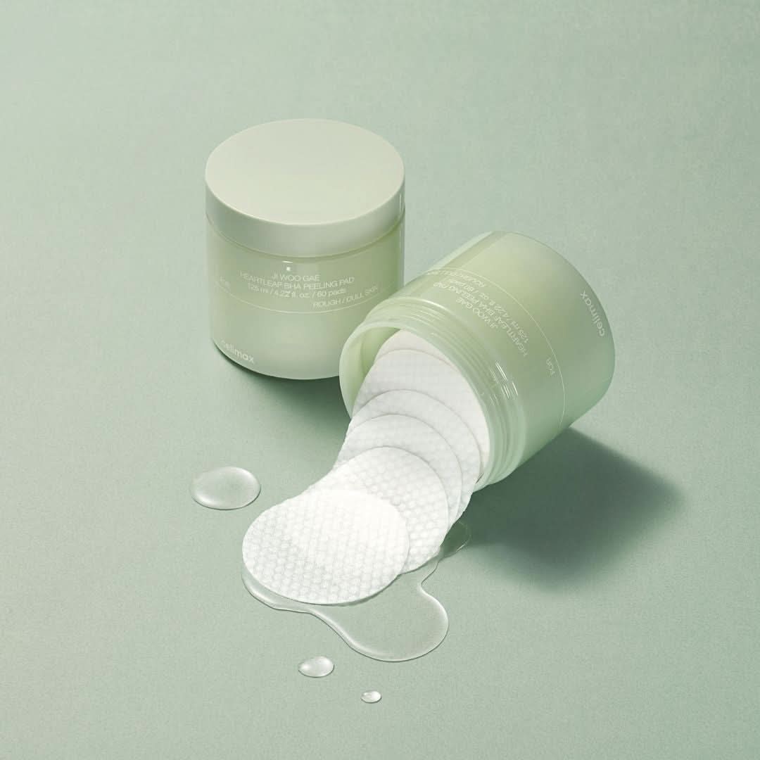 CELIMAX Ji Woo Gae Cica BHA Blemish Toner Pad