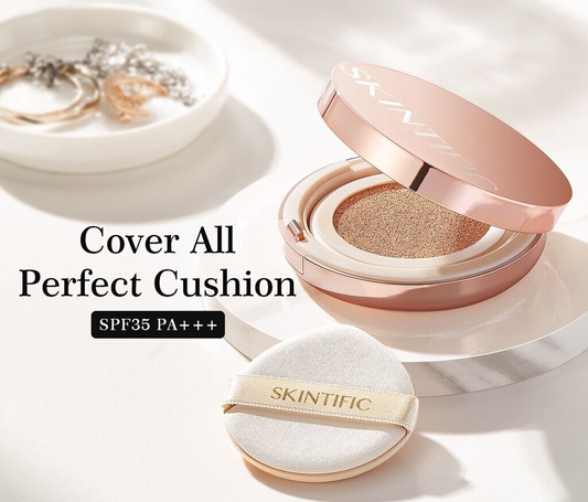 SKINTIFIC Cover All Perfect Cushion (6 Colors)