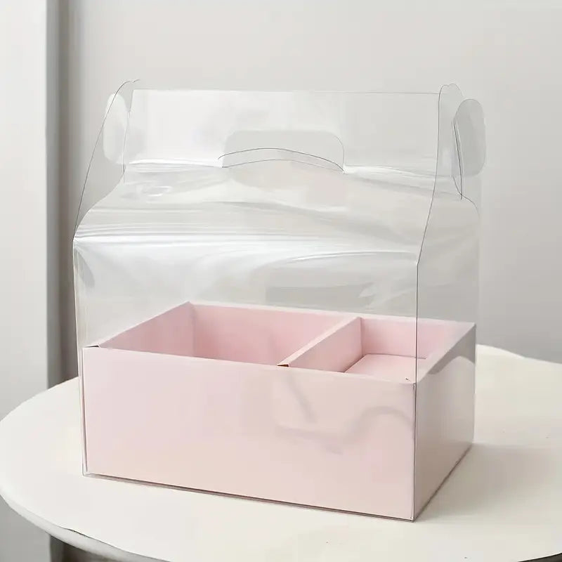 GIFT BOX - Handheld Flower/Cake Plastic Gift