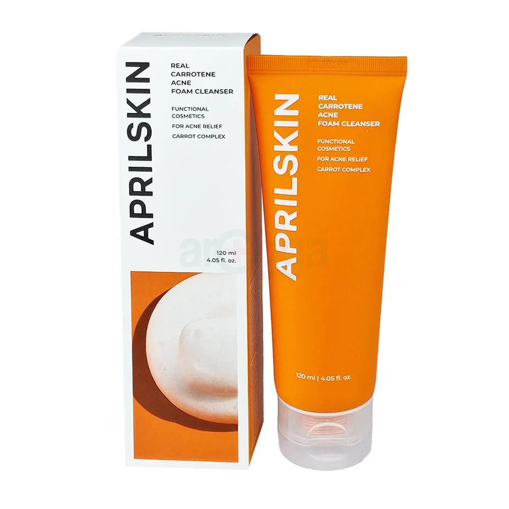 APRILSKIN Real Carrotene Acne Foam Cleanser 120g