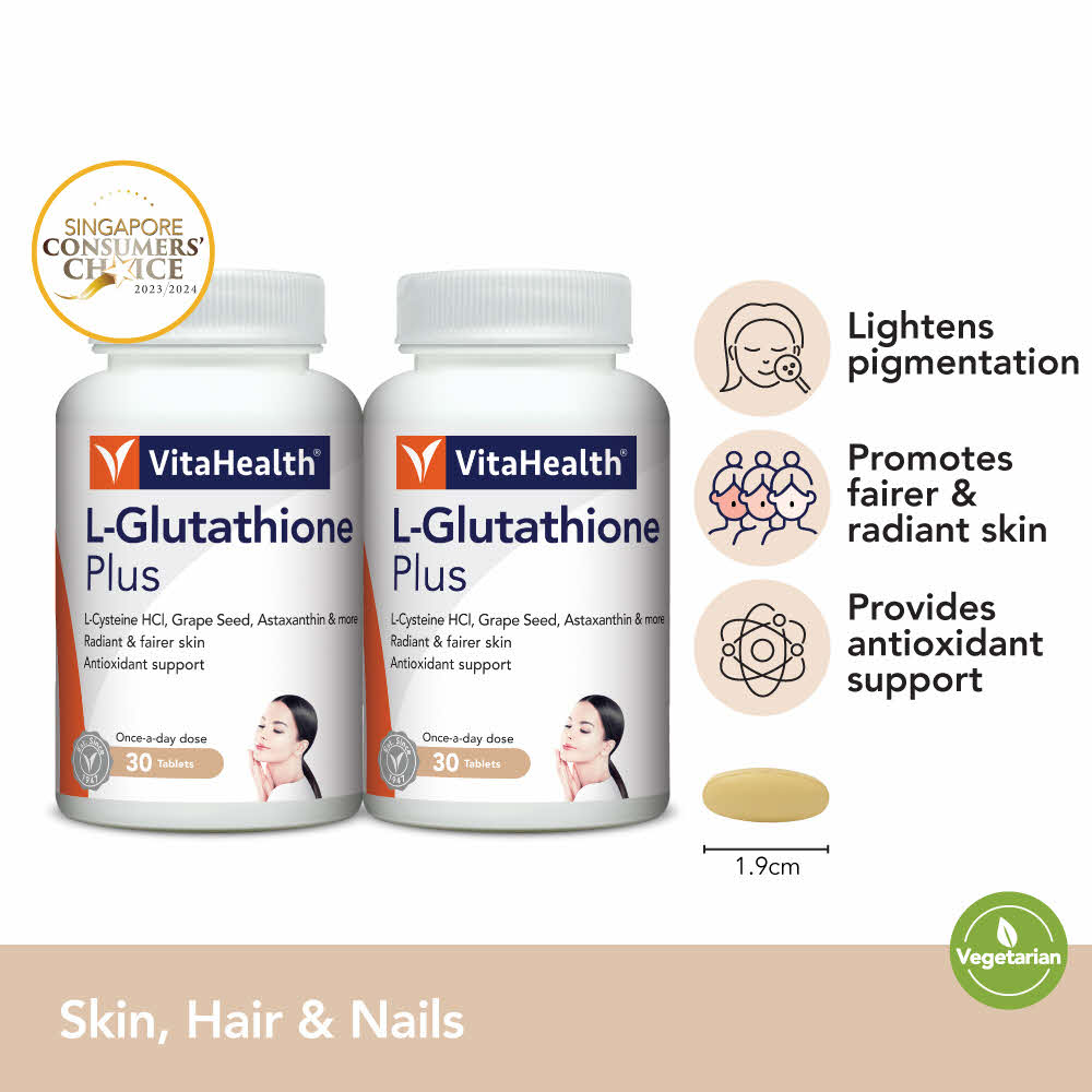 VITAHEALTH L-Glutathione Plus 2x30's