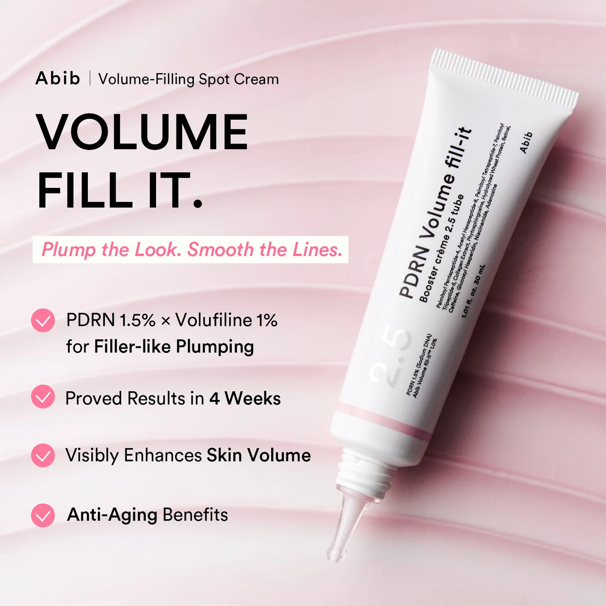 ABIB PDRN Volume Fill-It Booster 2.5 Tube 30ml