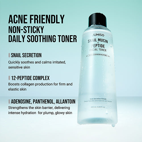 JUMISO Snail Mucin + Peptide Facial Toner 205ml