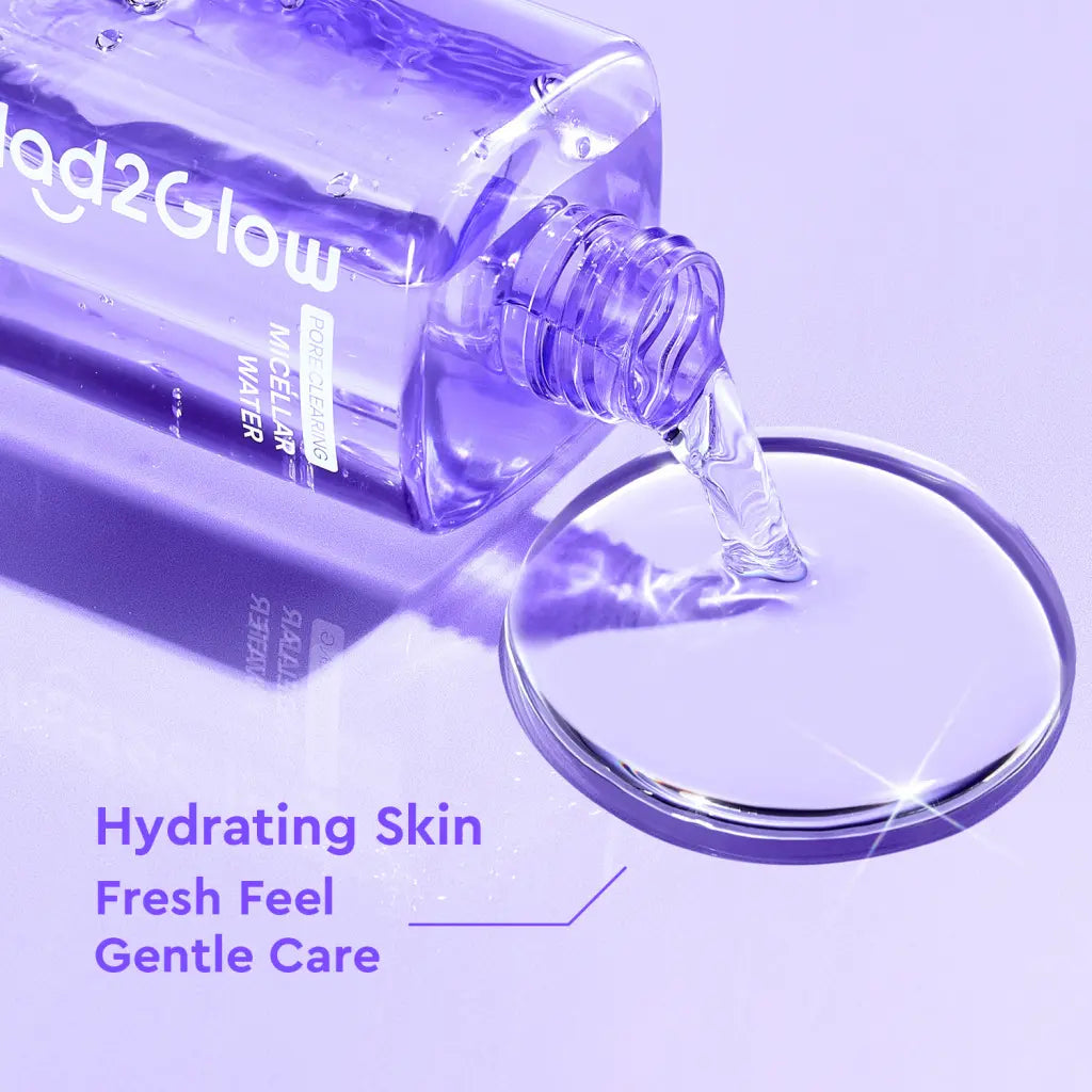 GLAD2GLOW Pore Clearing Micellar Water (2 sizes)