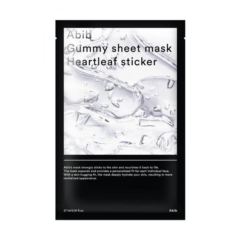 ABIB Gummy Sheet Mask - Heartleaf Sticker (1 EA / BOX)