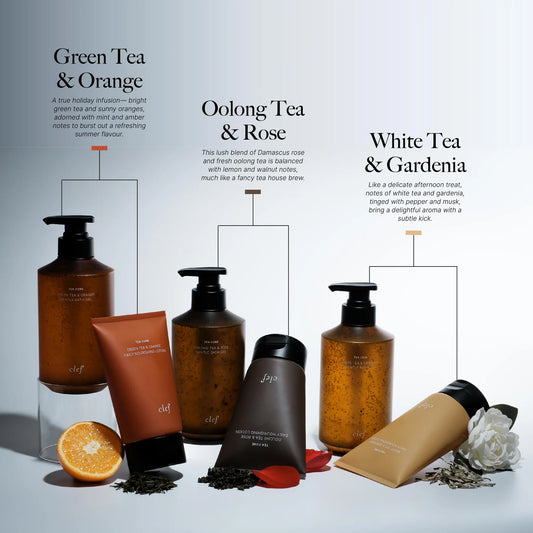 CLEF Tea Core Gentle Bath Gel 500ml (4 Variants)