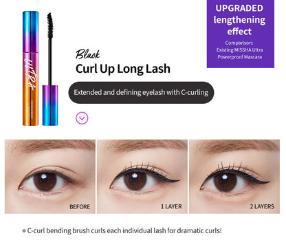 MISSHA Ultra Powerproof Mascara 8g (2 Types)
