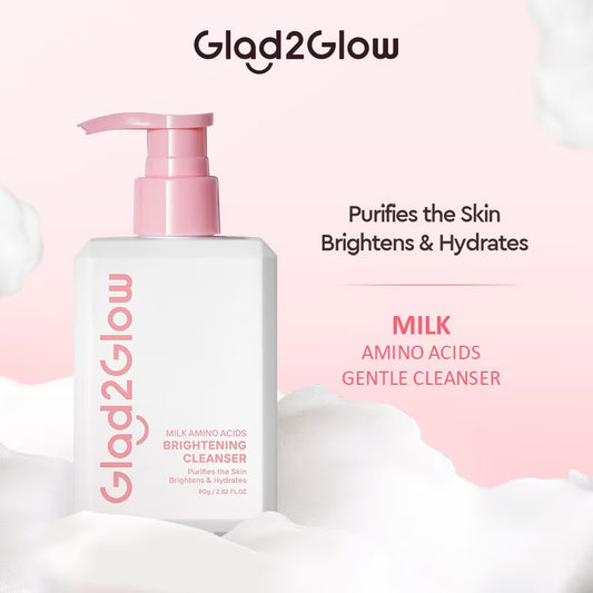 GLAD2GLOW Milk Amino Acids Brightening Cleanser