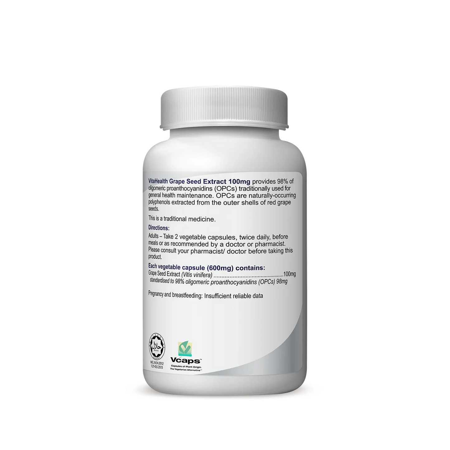 VITAHEALTH Grape Seed Extract 100mg (30's/60's)