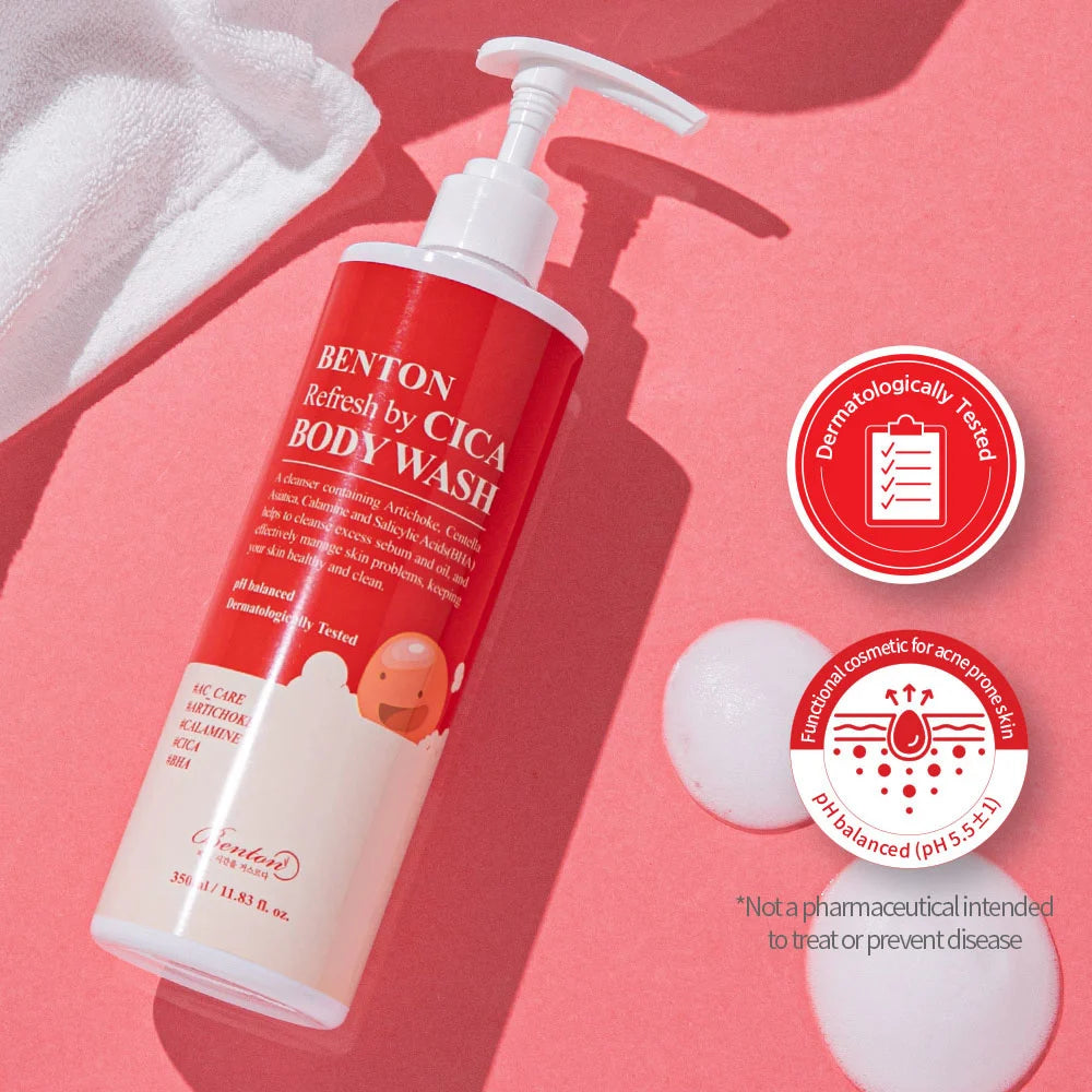 BENTON Refresh Cica Body Wash 350ml