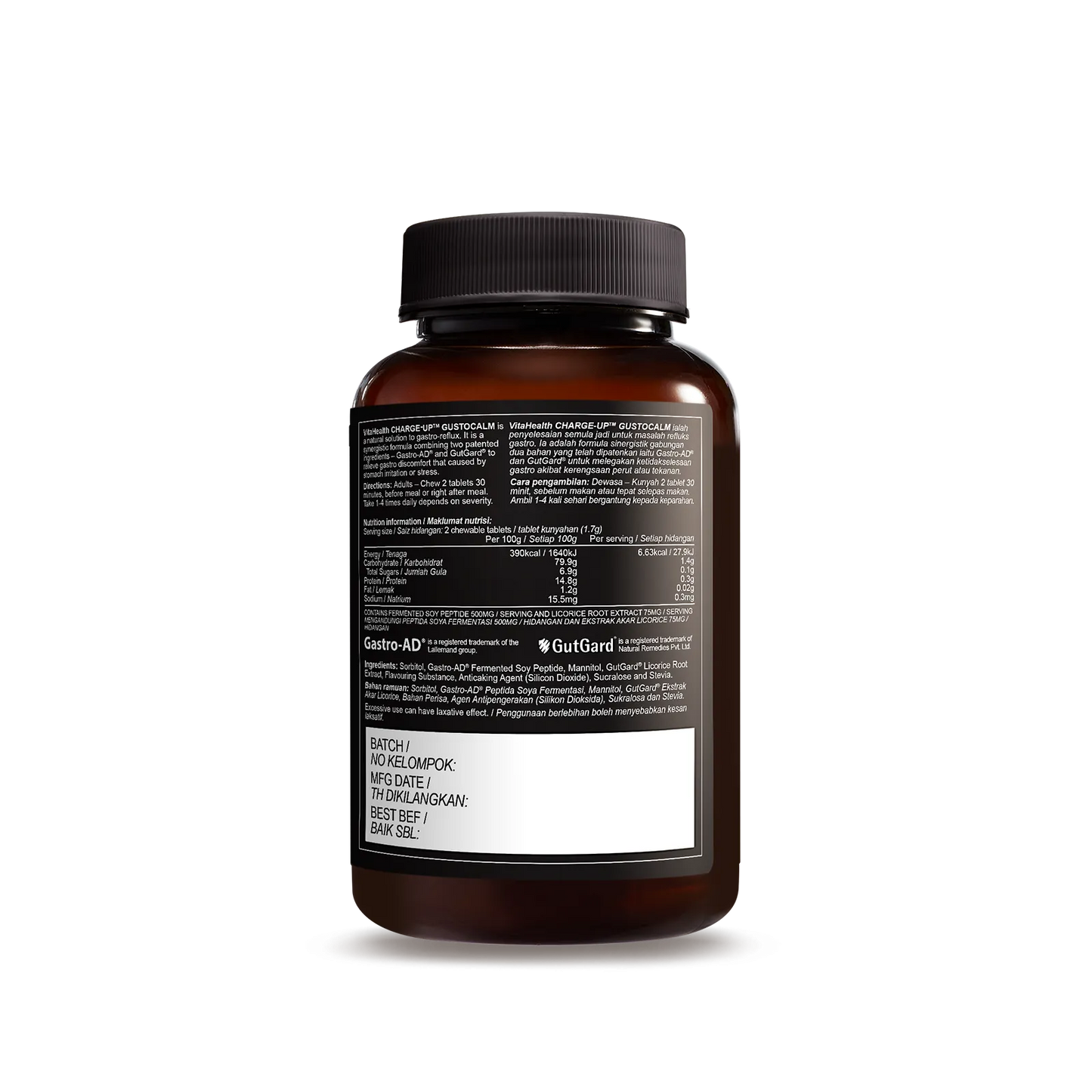 VITAHEALTH Charge-Up Gustocalm 30's