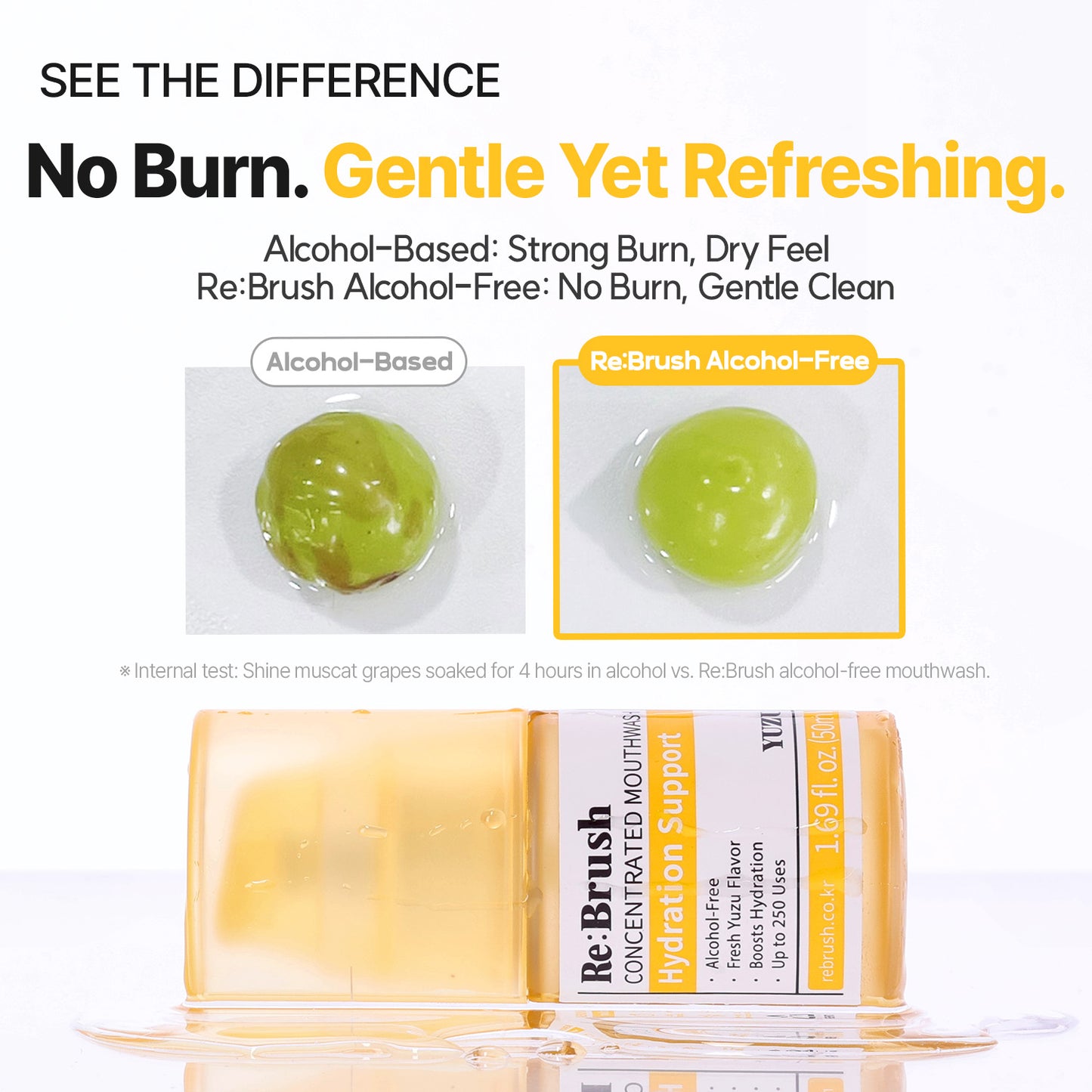 REBRUSH Concentrated Mouthwash - Yuzu, Peach, Clove, Treevera
