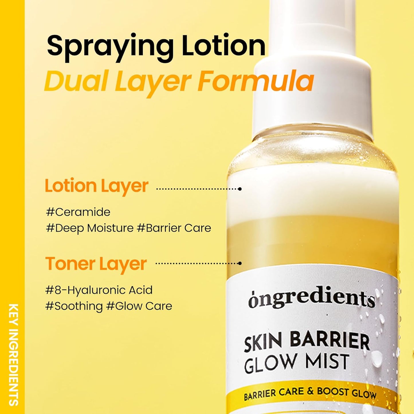 ONGREDIENTS Skin Barrier Glow Mist 100ml