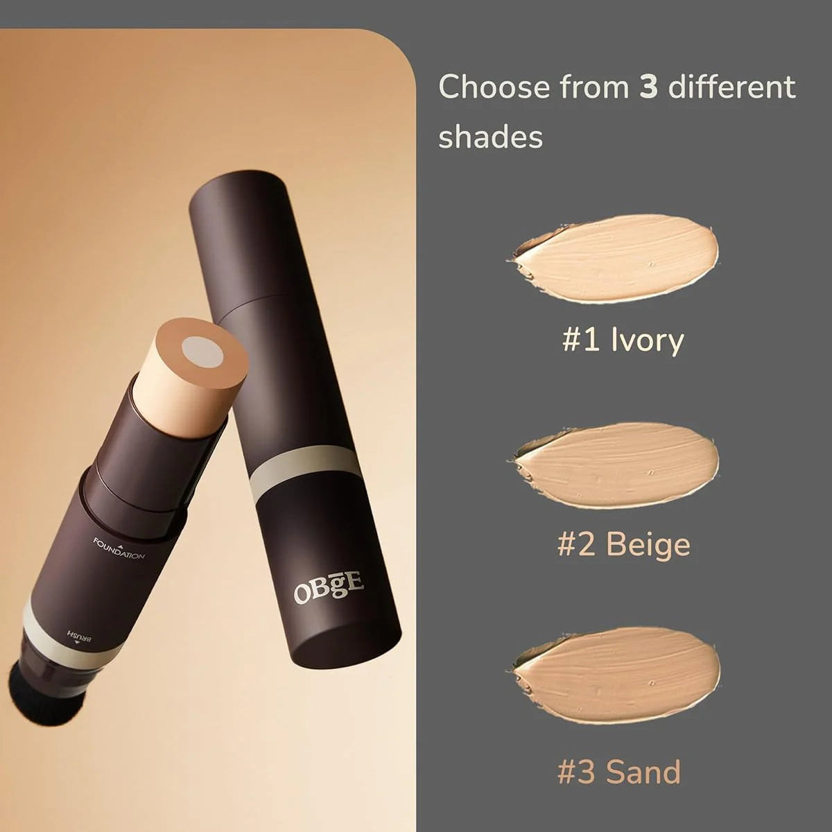 OBGE Natural Cover Foundation (2 Shades)