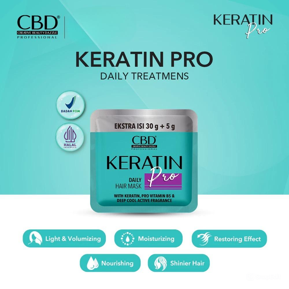 CBD Professional Keratin Pro Daily Hair Mask 35g