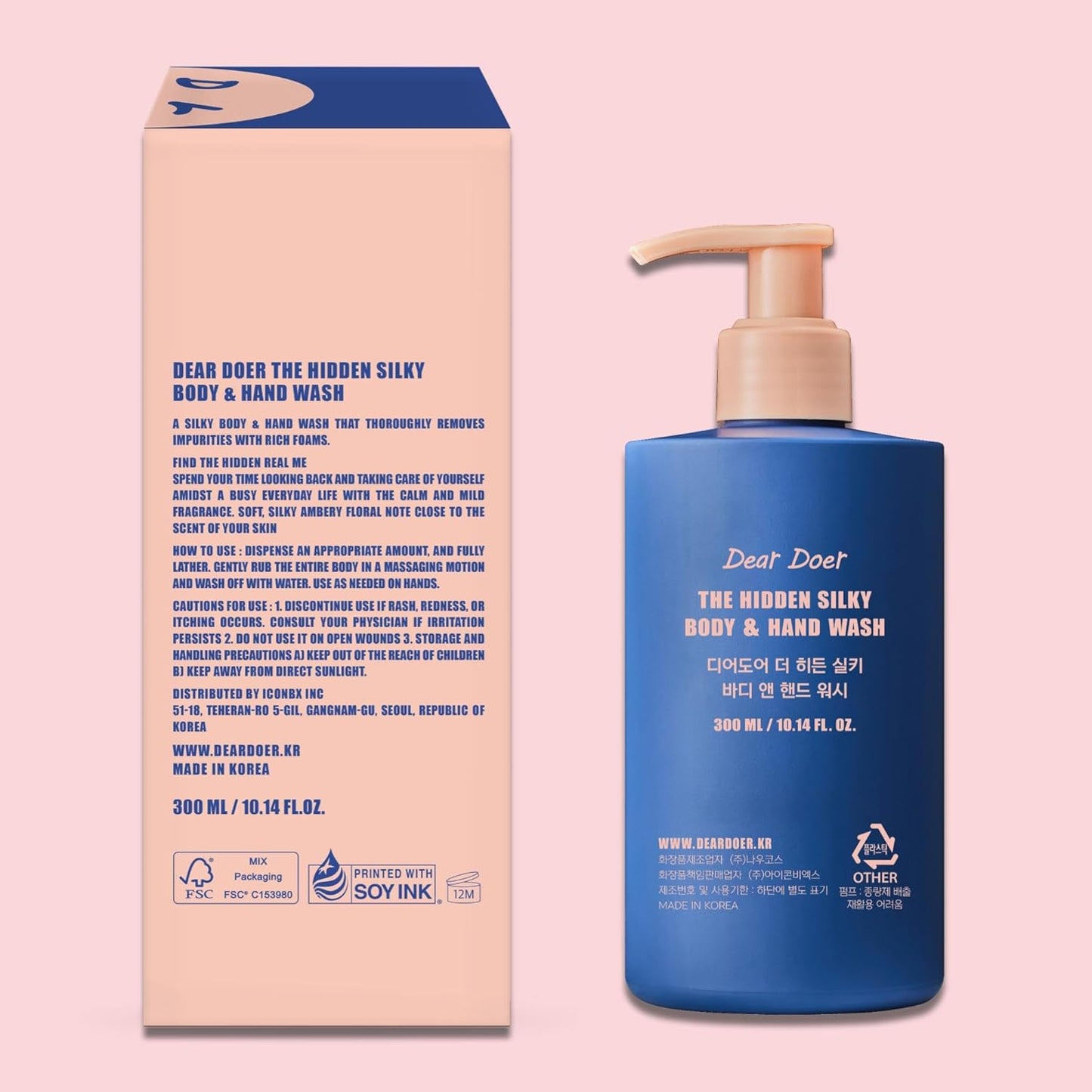 DEAR DOER The Hidden Silky Body & Hand Wash 300ml