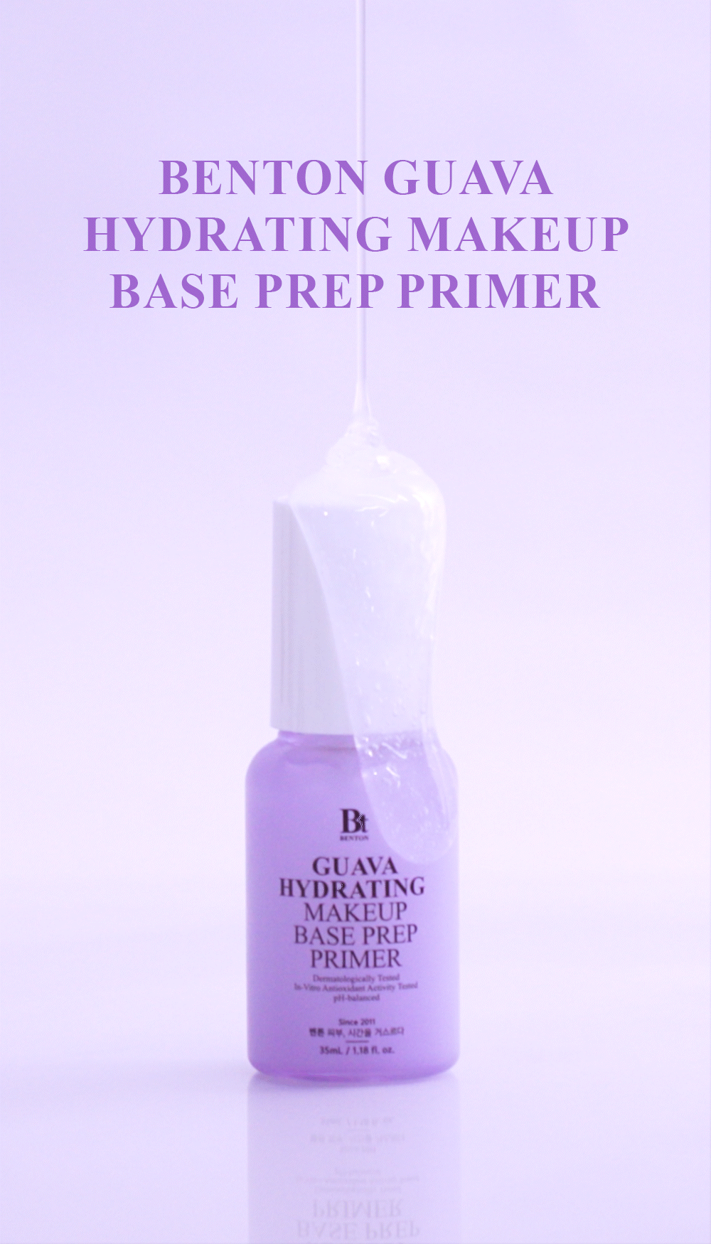 BENTON Guava Hydrating Make Up Base Prep Primer 30ml
