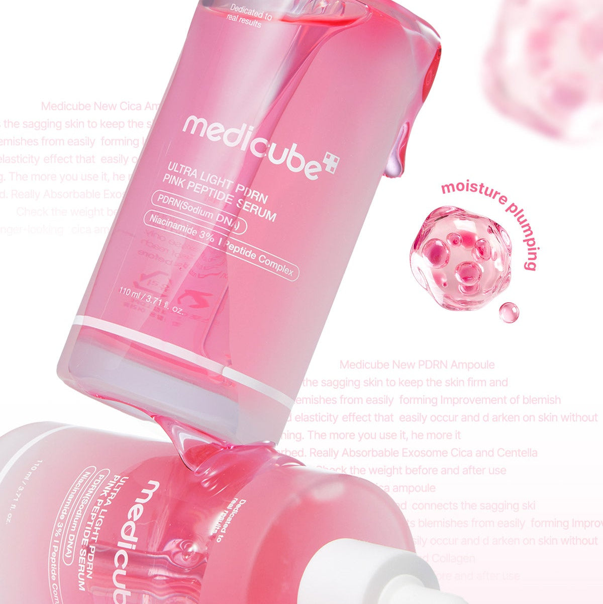 MEDICUBE Ultra Light PDRN Pink Peptide Serum 30ml