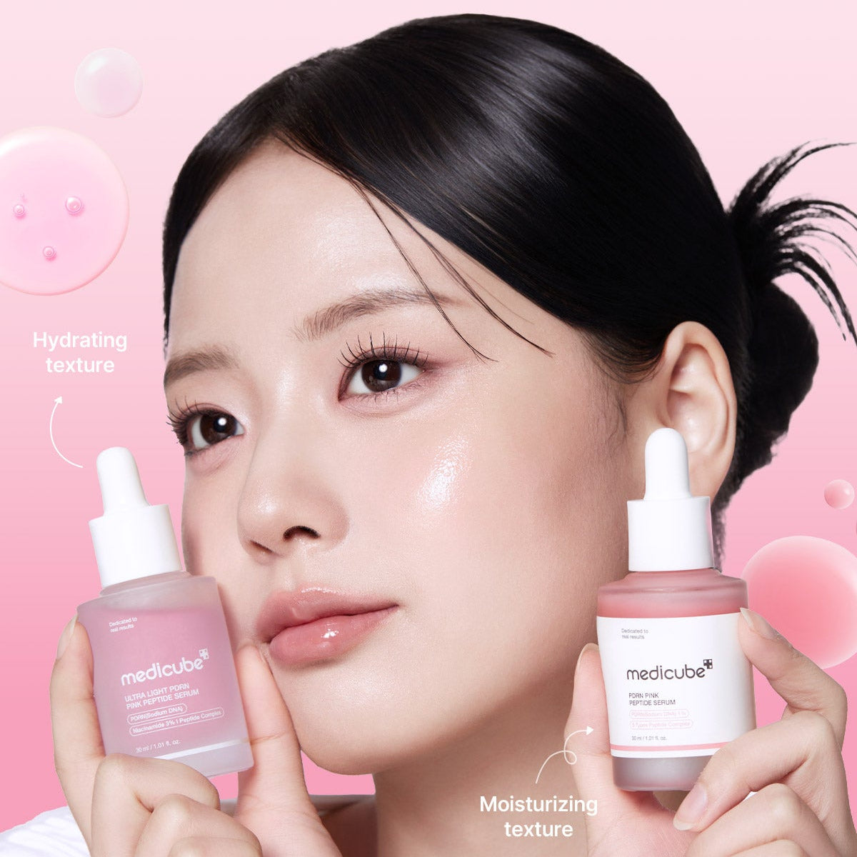 MEDICUBE Ultra Light PDRN Pink Peptide Serum 30ml