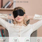 Eyeshade Silk Eye Mask with Carrying Pouch Bag + Earplugs Travel Set