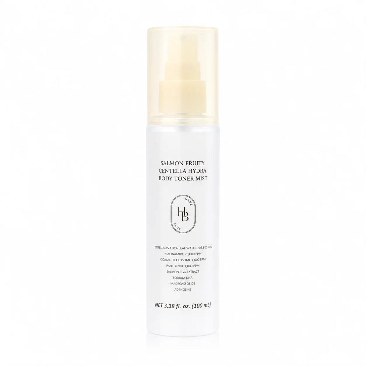 HEVEBLUE Salmon Fruity Centella Hydra Body Toner Mist 100ml