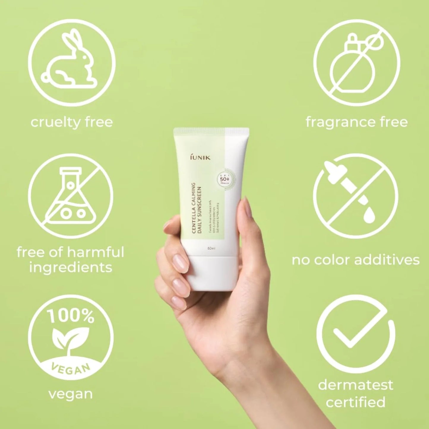 IUNIK Centella Calming Daily Sunscreen (15ml/60ml)