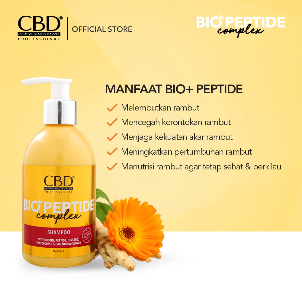 CBD Bio+ Peptide Complex Hair Shampoo 250ml
