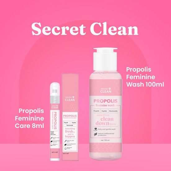 SECRET CLEAN Propolis Feminine Wash & Spray ROMANTIC LOVE