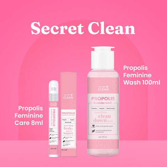 SECRET CLEAN Propolis Feminine Wash & Spray ROMANTIC LOVE