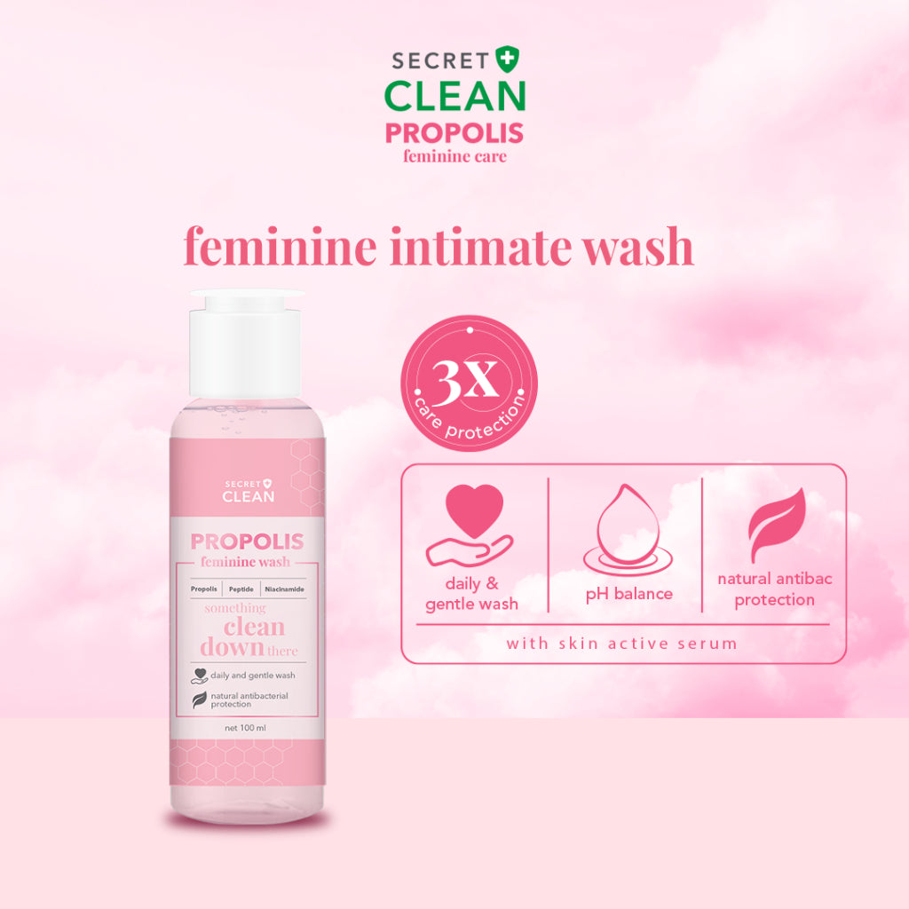 SECRET CLEAN Propolis Feminine Wash & Spray ROMANTIC LOVE