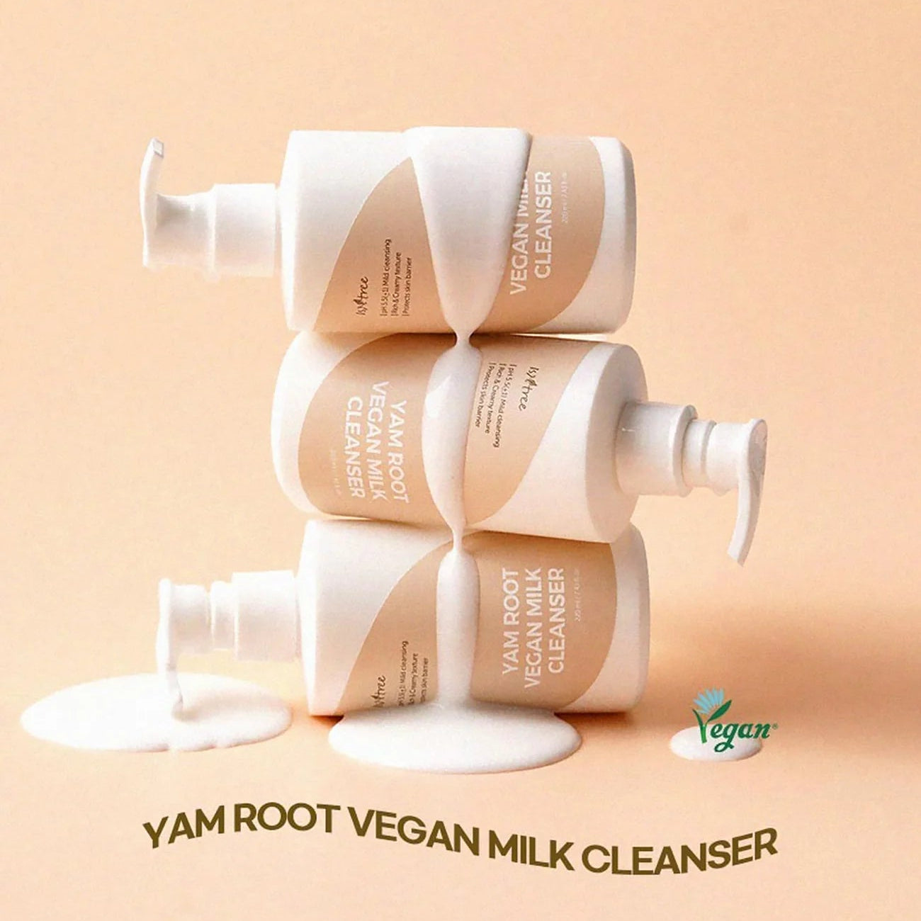 ISNTREE Yam Root Vegan Milk Cleanser 220ml