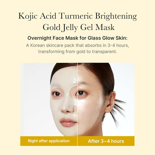 MEDICUBE Kojic Acid Tumeric Brightening Gel Mask 1EA