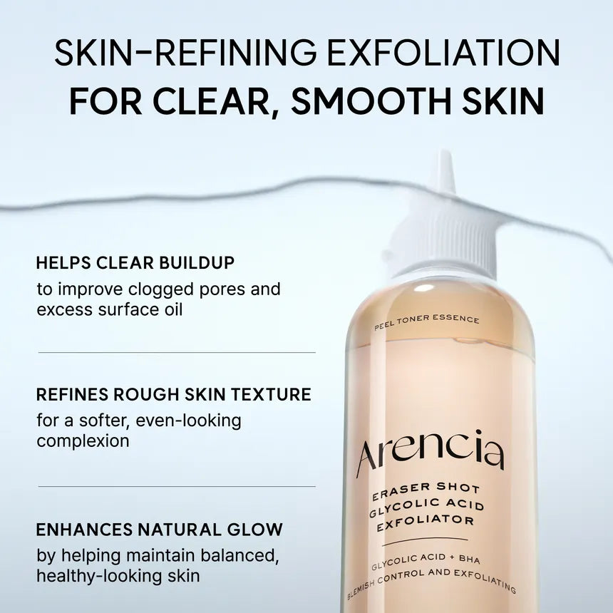ARENCIA Eraser Shot Glycolic Acid Exfoliator 200ml