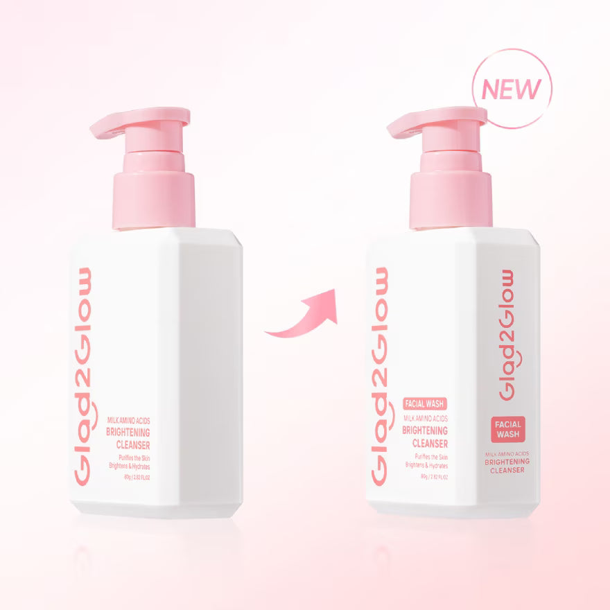GLAD2GLOW Milk Amino Acids Brightening Cleanser