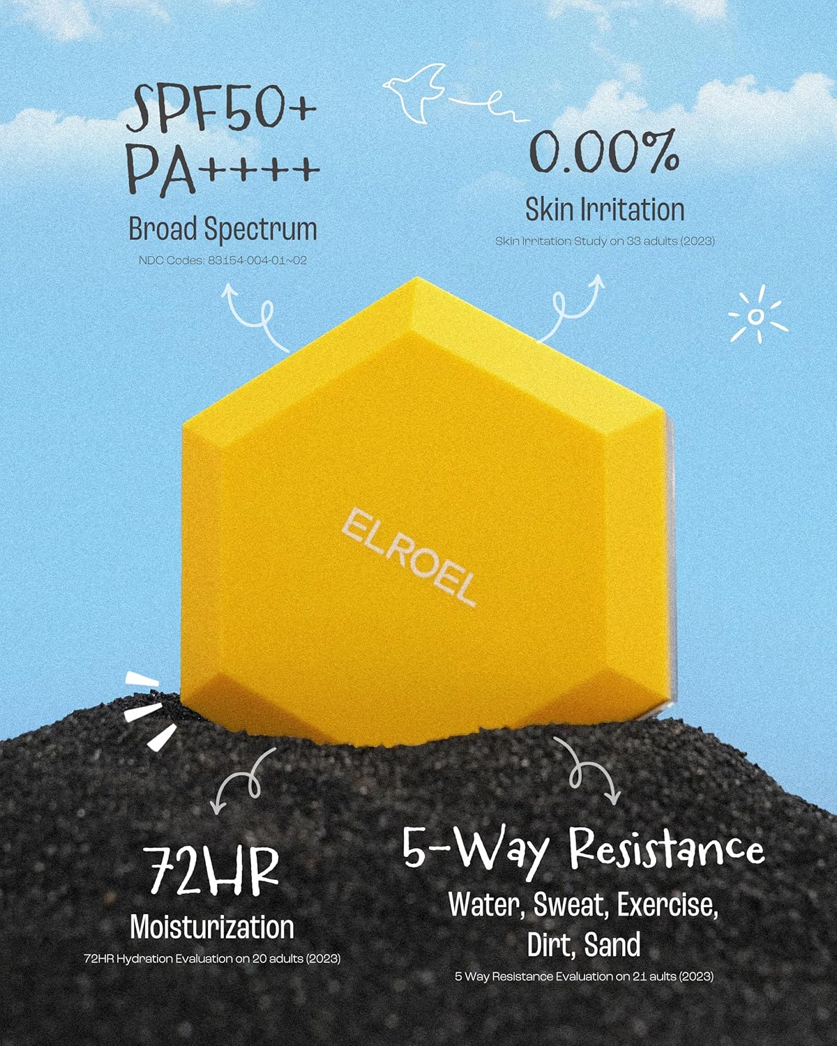 ELROEL Pang Pang Sun Cushion Plus 15g