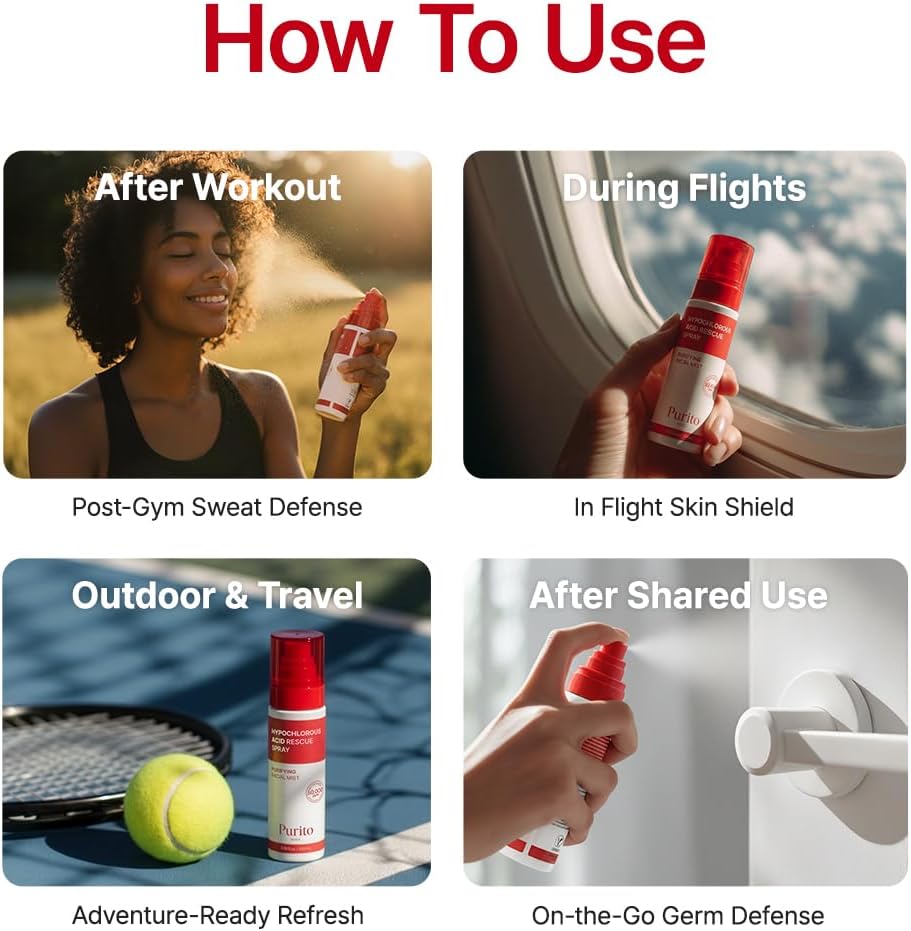 PURITO Hypochlorous Acid Rescue Spray 100ml