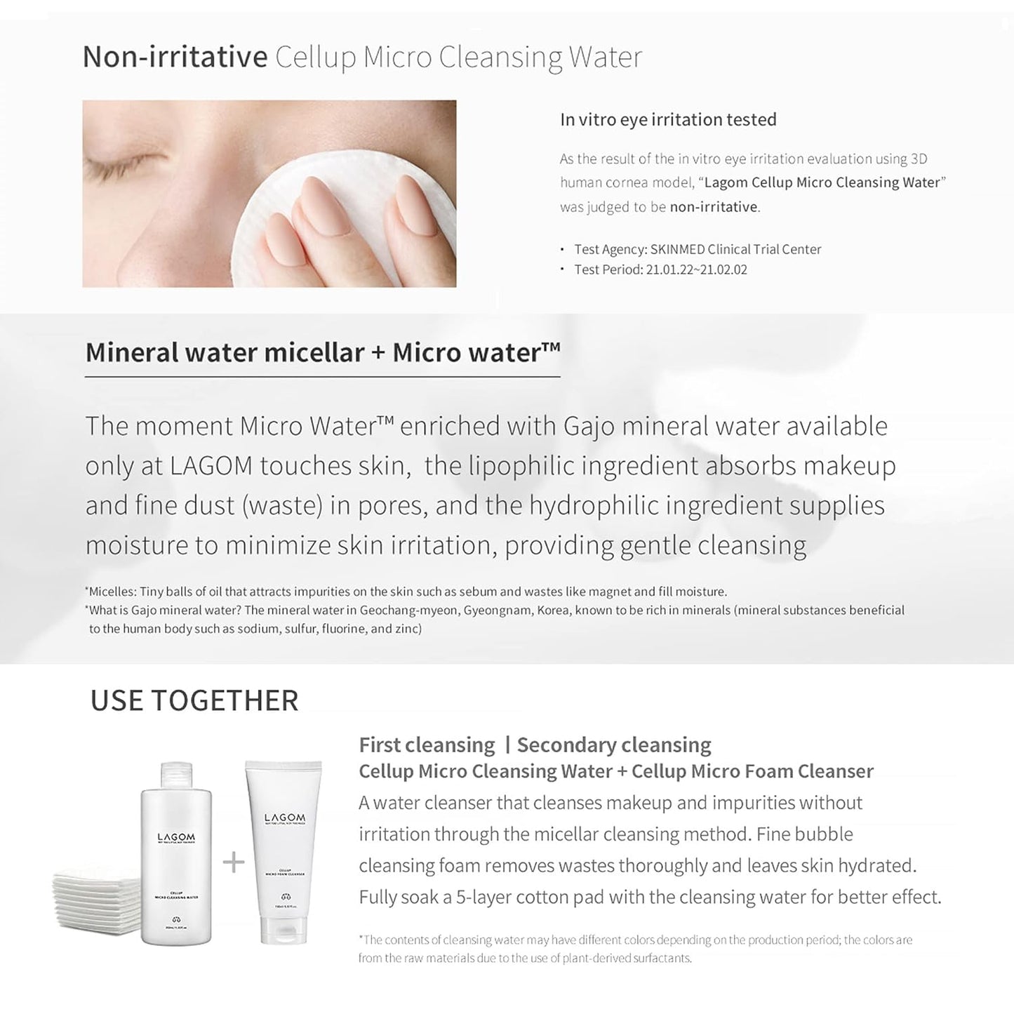 LAGOM Cellup Micro Cleansing Water 350ml