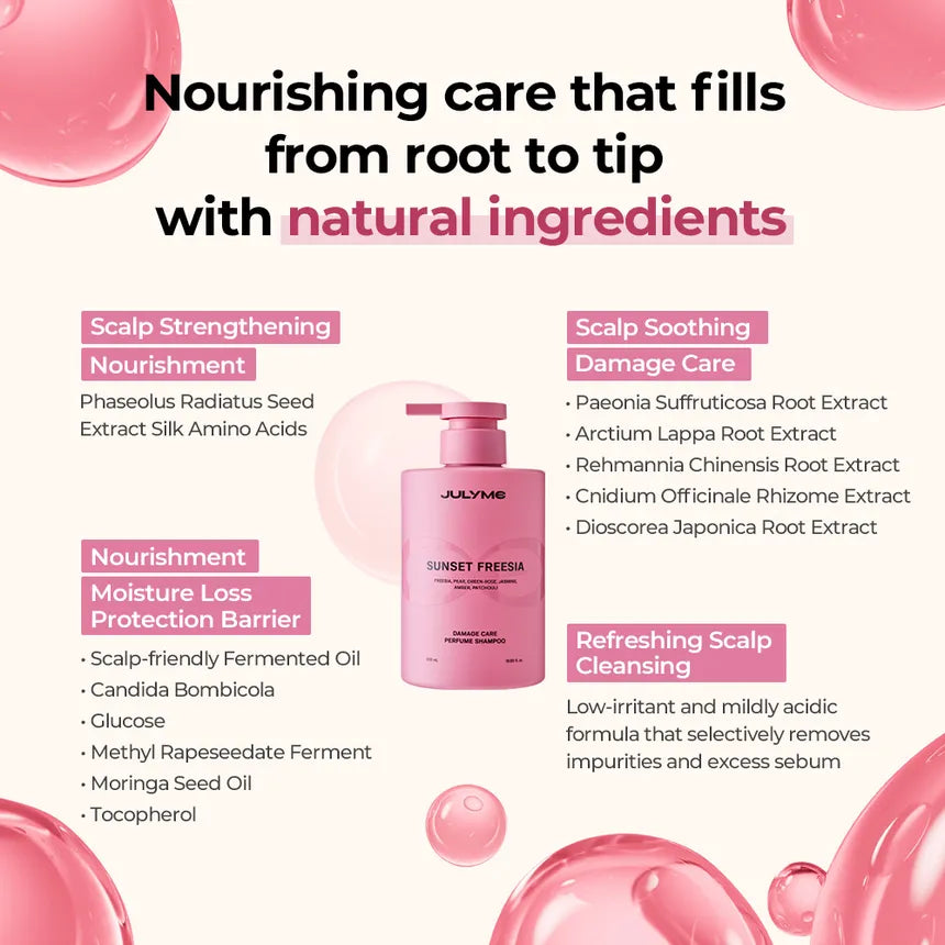 JULYME Damage Care Perfume Shampoo 500ml (3 Variants)