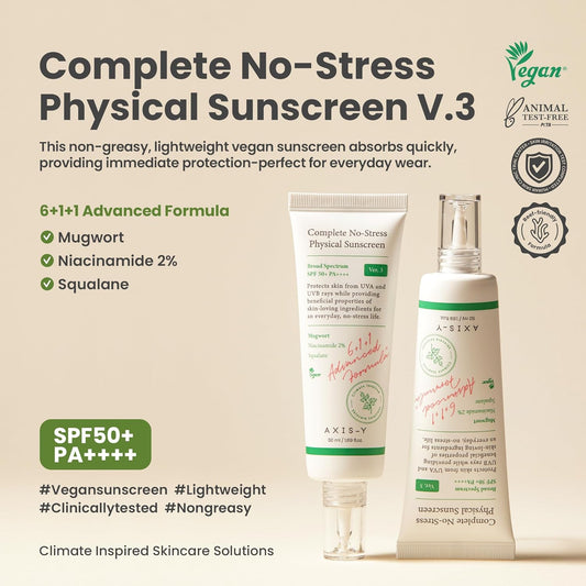 AXIS-Y Complete No Stress Physical Sunscreen 50ml (Ver.3)