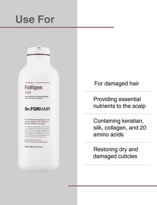 DRFORHAIR Folligen Silk Shampoo