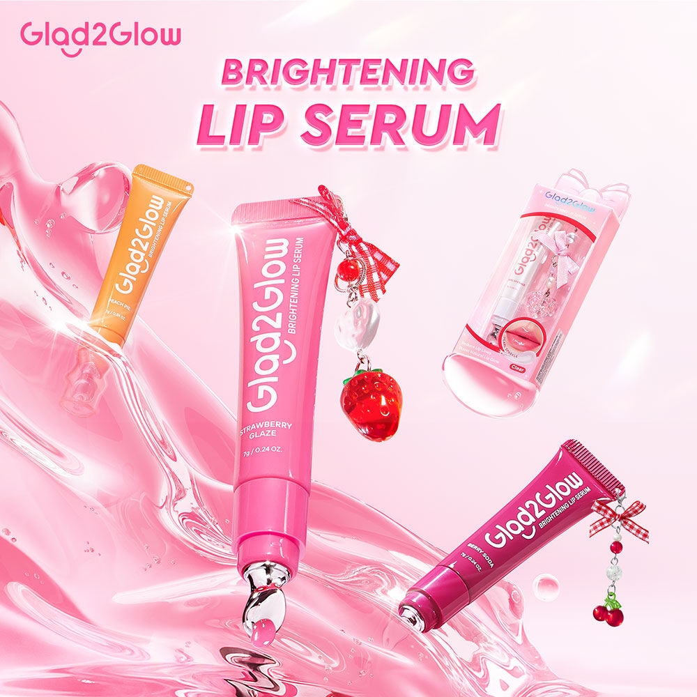 GLAD2GLOW Brightening Lip Serum (6 Shades)