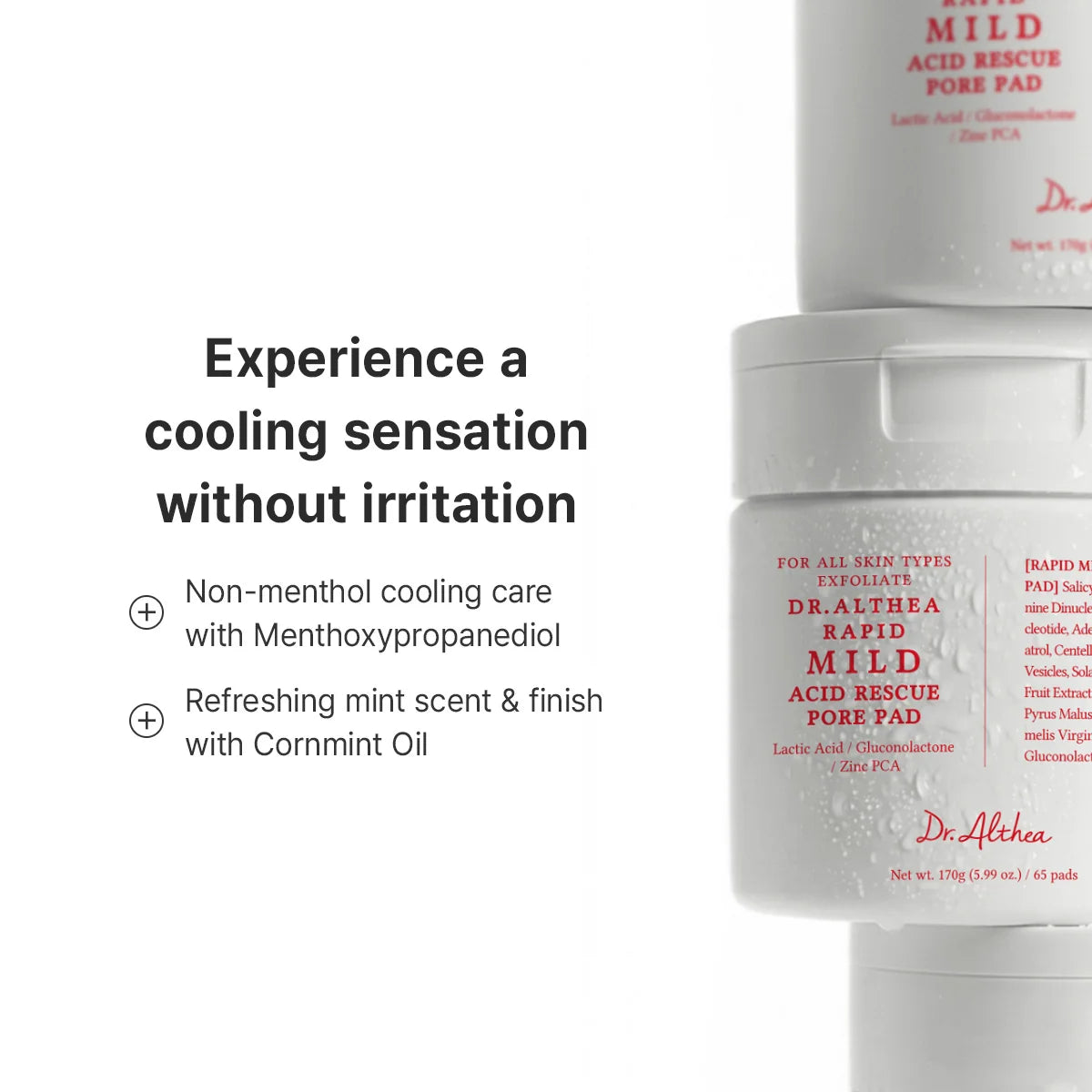 DR.ALTHEA Rapid Mild Acid Rescue Pore Pad