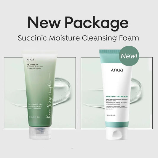 ANUA Heartleaf Succinic Moisture Cleansing Foam 150ml