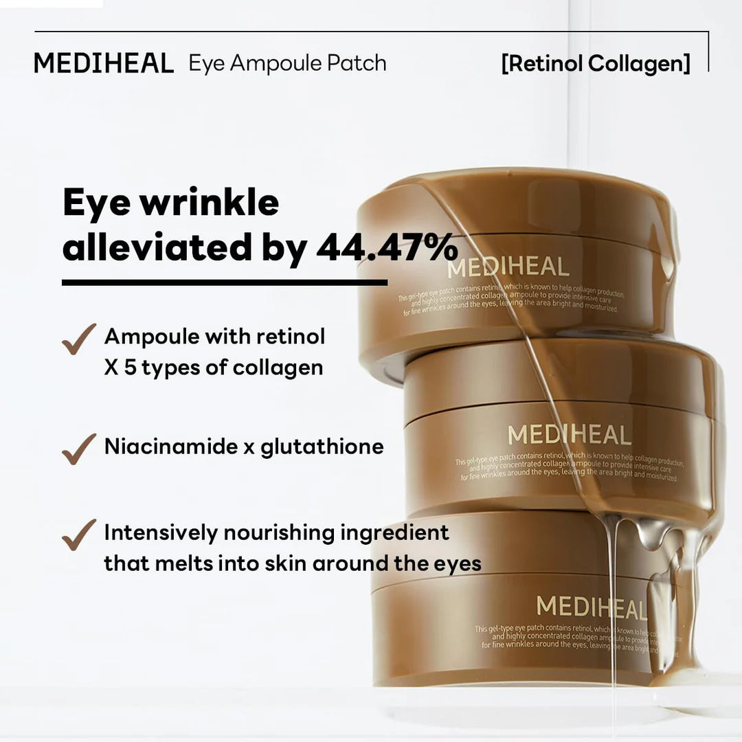 MEDIHEAL Retinol Collagen Eye Ampoule Patch