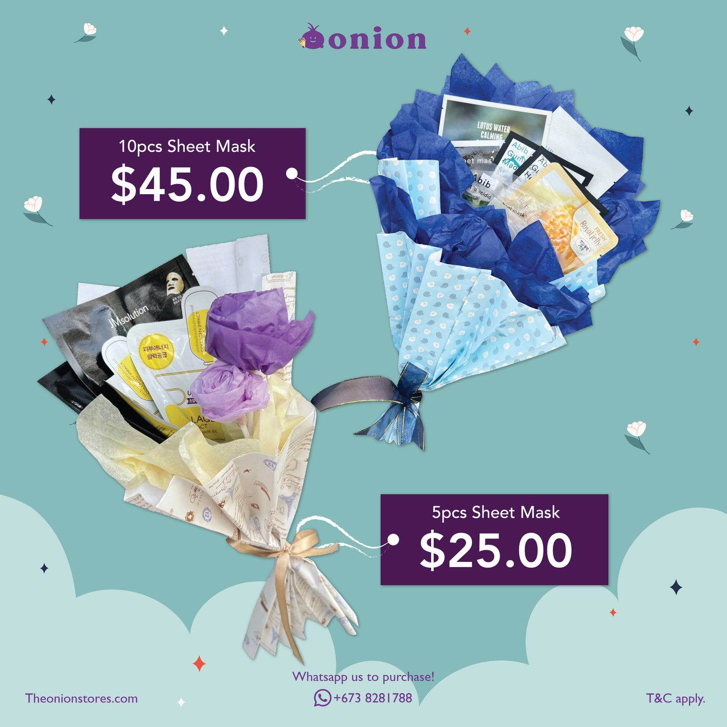 Sheet Mask Bouquet