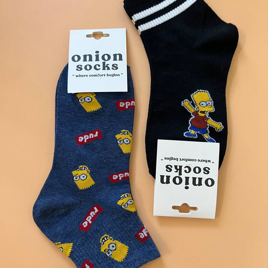 Design M - Bart Simpsons Socks