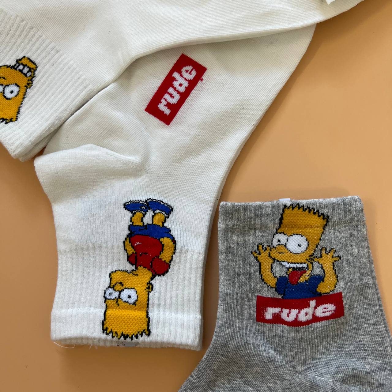 Design M - Bart Simpsons Socks